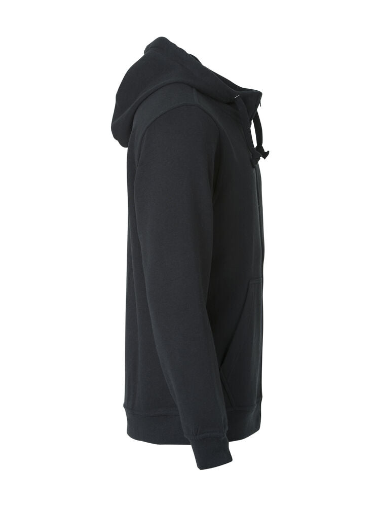 Basic Hoody Full Zip von Clique – White