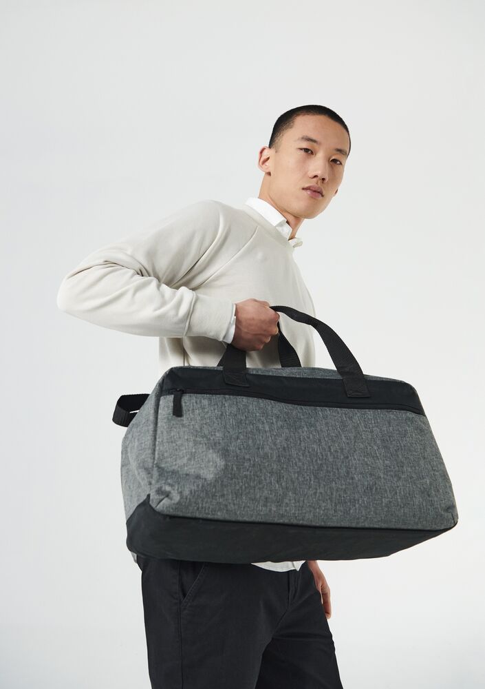 Melange Travel Bag von Clique – Grey Melange