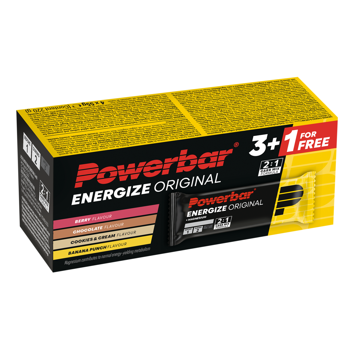 PowerBar Energize Original 4er Vorteilspack – 4 x 55 g
