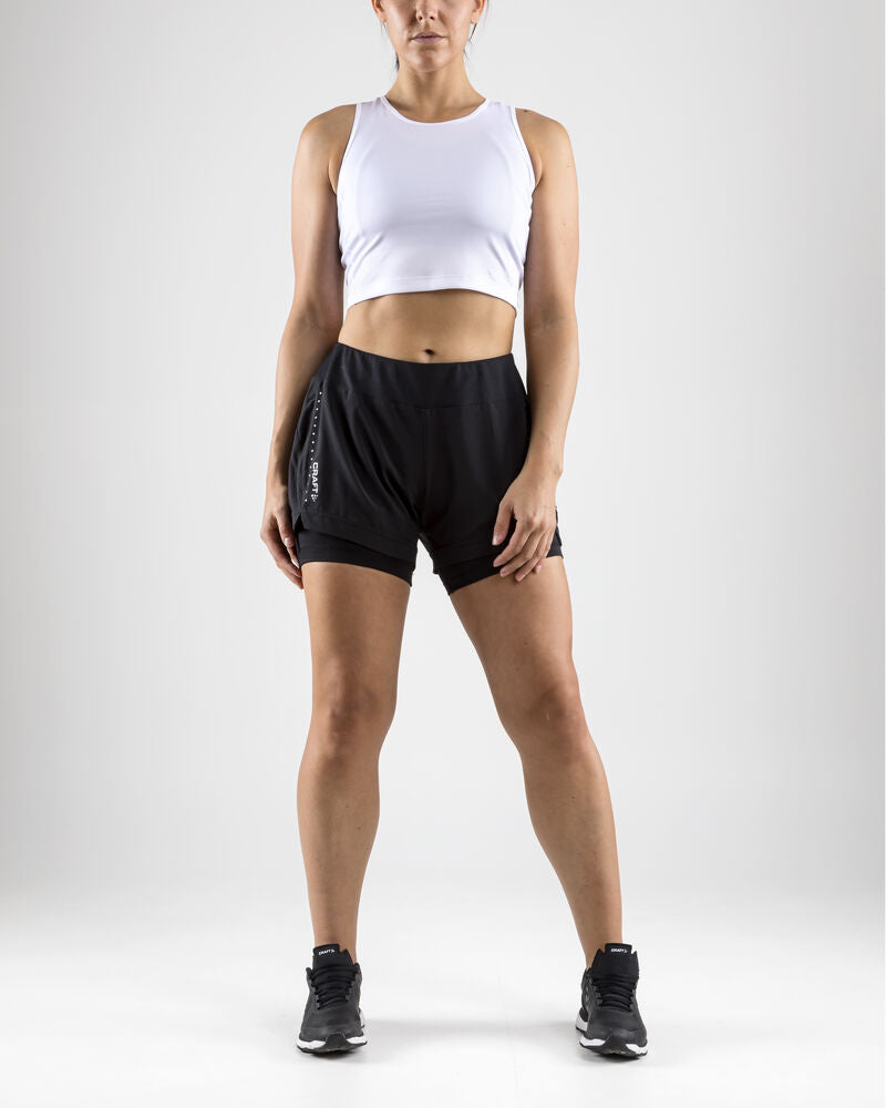 Essential 2-in-1 Shorts W von Craft – Black