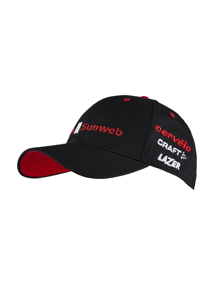 Team Sunweb Podium Cap von Craft – Black