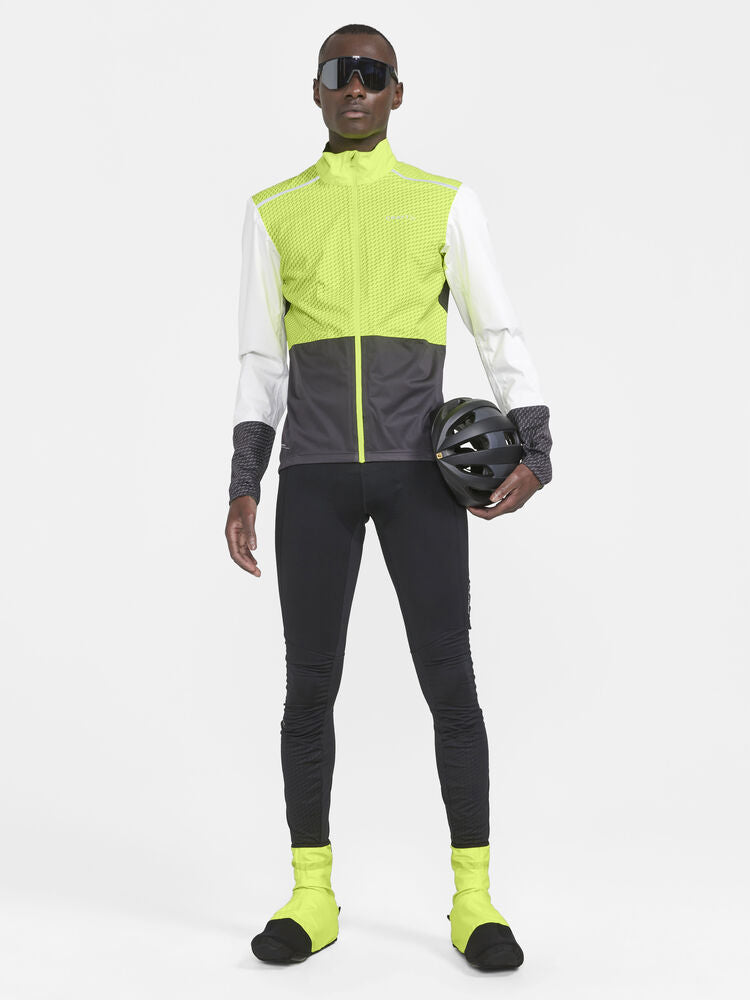 Adv Bike Hydro Lumen Jacket M von Craft – Flumino/Ash White