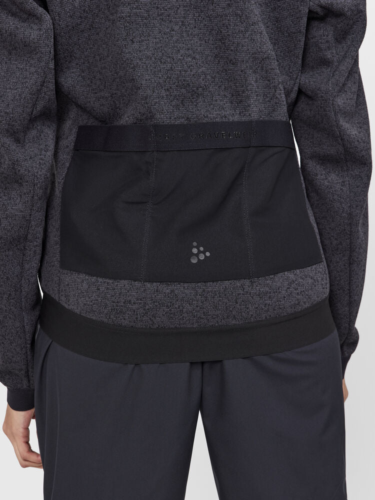 Adv Gravel SubZ Knit Jacket W von Craft – Black/Melange
