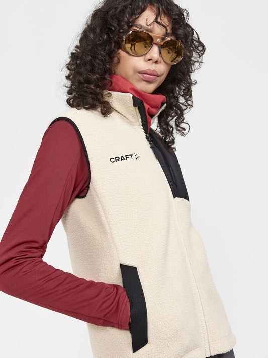 Craft Adv Explore Pile Fleece Vest W – Sportjacken
