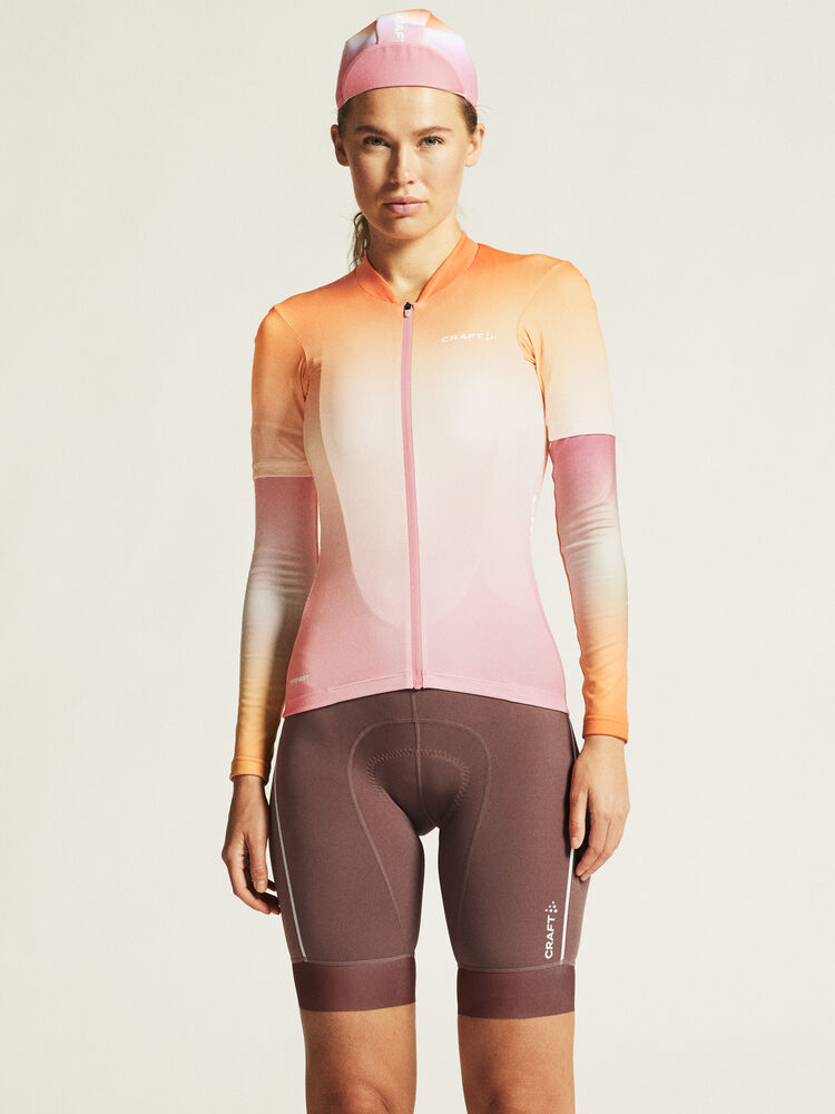 Adv Endur Graphic Jersey W von Craft – Blaze/Free