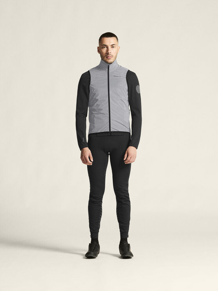 Adv Essence Lumen Wind Vest M - Reflektions-Weste leuchtet im Dunkeln