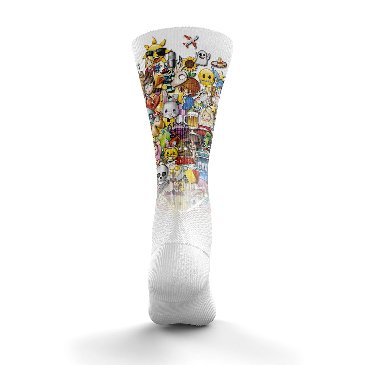 OTSO Sublimierte Sportsocken - Emoji Big Wave – Produktansicht 2