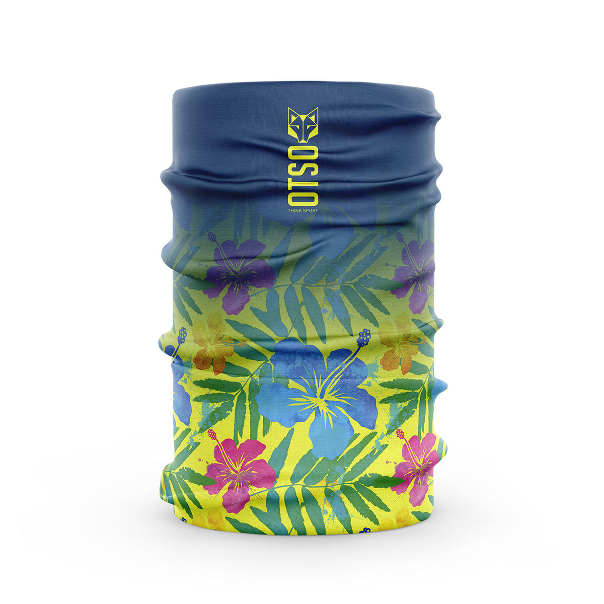 OTSO Multifunktionstuch - Floral Blue – Produktansicht 2