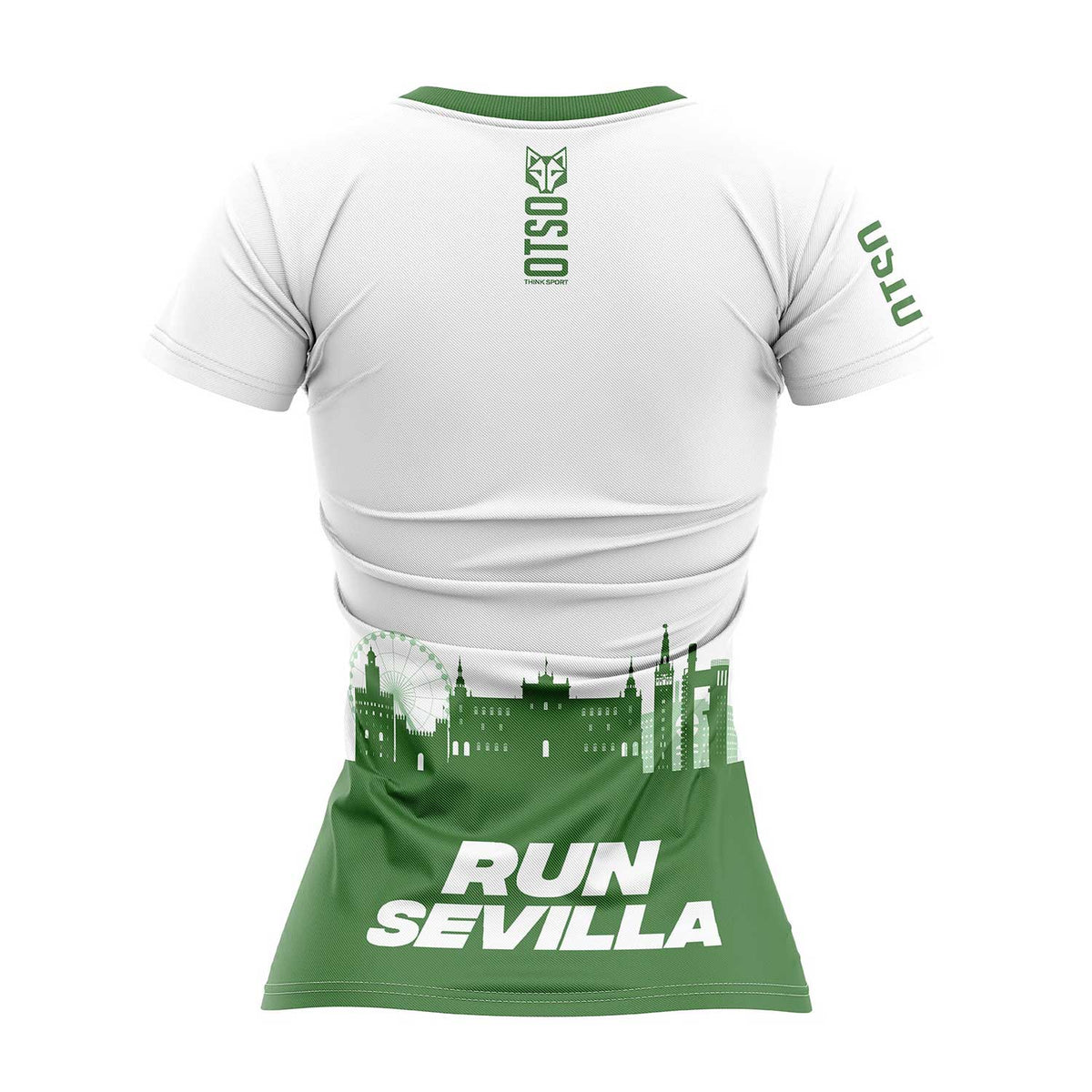 OTSO Damen Kurzarm-Funktionsshirt - Run Sevilla – Produktansicht 2