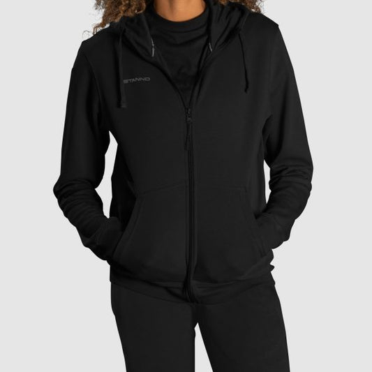 Stanno Base Hooded Full Zip Sweat Top – Hoodies in Braun, Grau, Schwarz