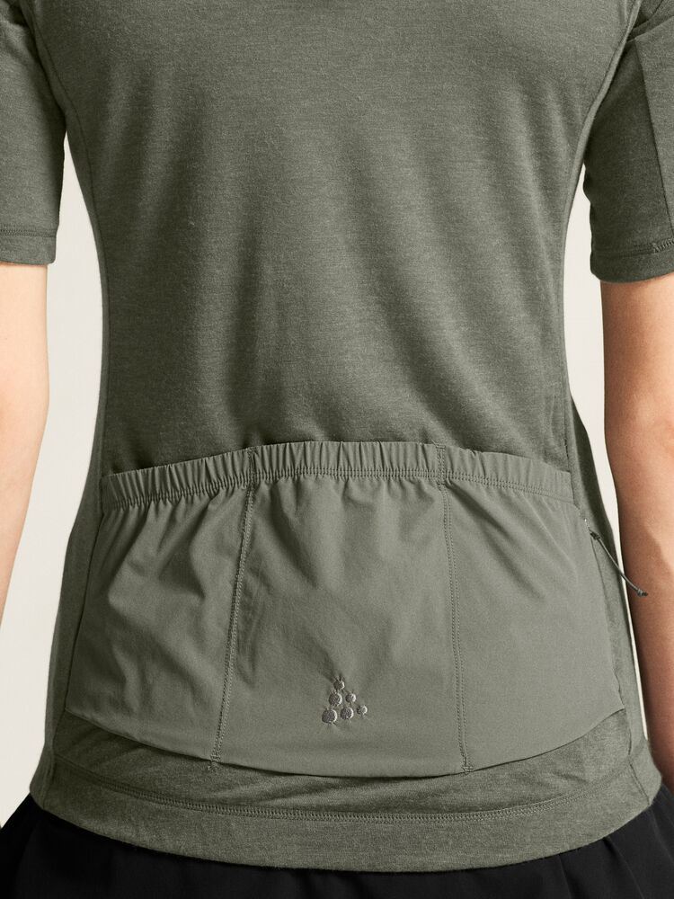 Everyday Wool Ss Jersey W von Craft – Syrup/Melange