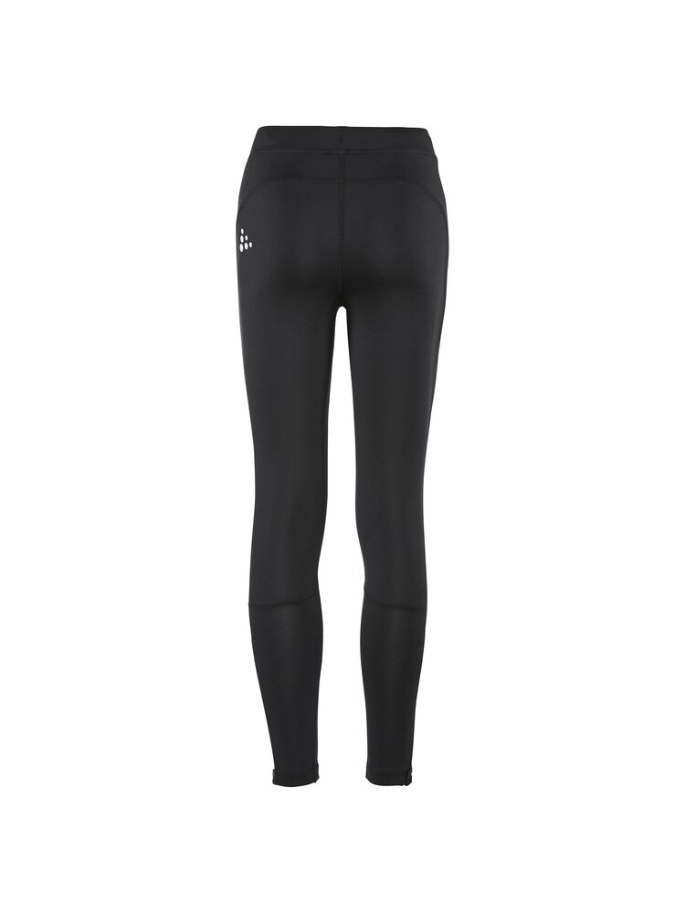 Rush 2.0 Zip Tights Jr von Craft – Black