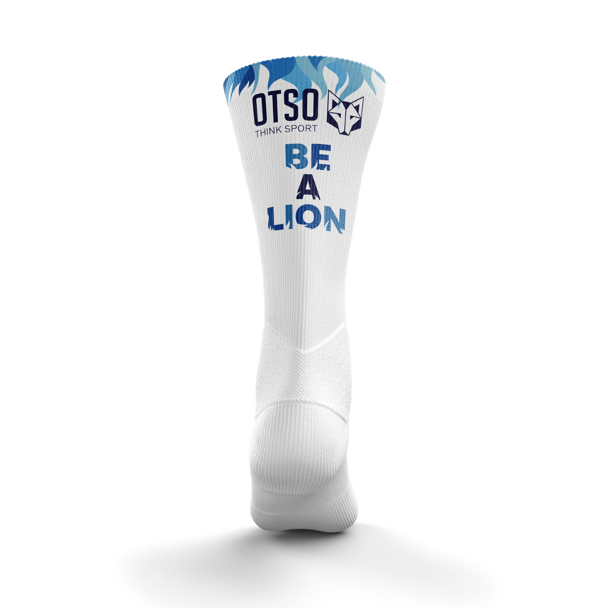OTSO Sublimierte Sportsocken - Be A Lion Blue – Produktansicht 2