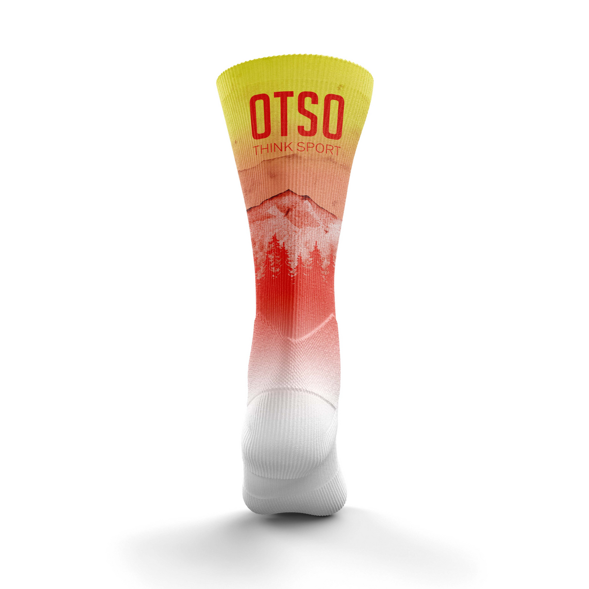 OTSO Sublimierte Sportsocken - Orange Forest – Produktansicht 2
