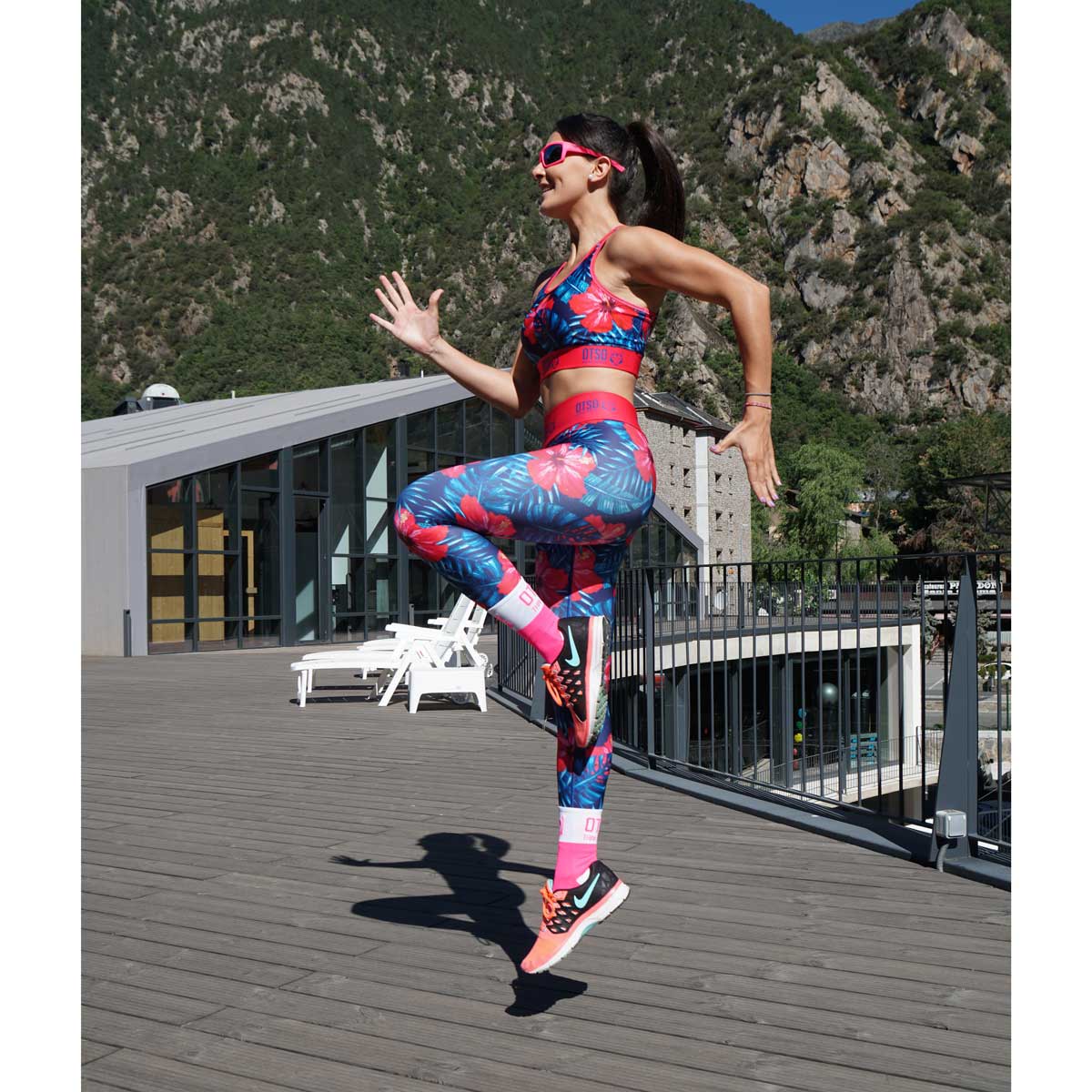 OTSO Damen Sportleggings - Tropical – Produktansicht 11