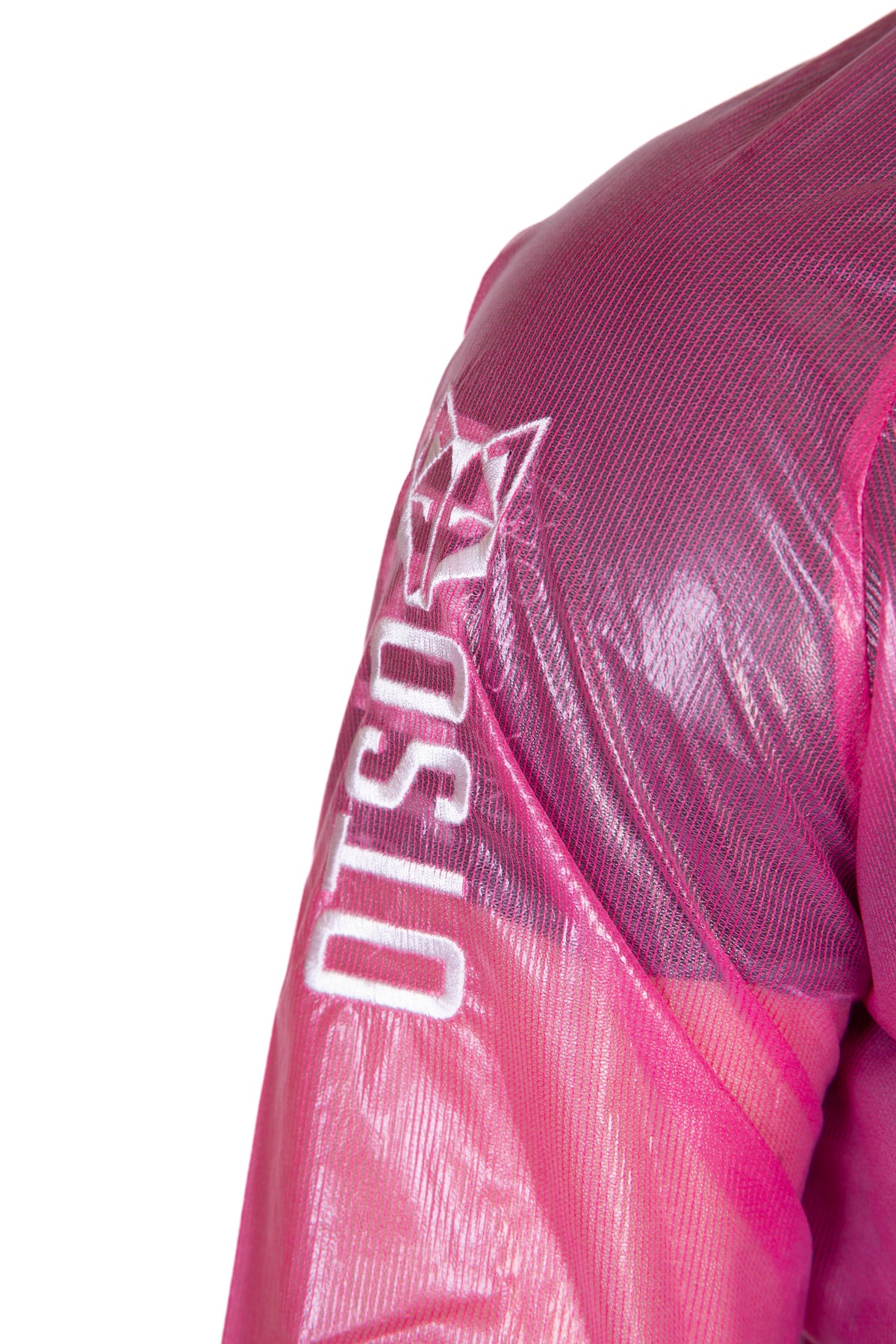OTSO Wasserdichte Laufjacke - Fluo Pink & White – Produktansicht 21