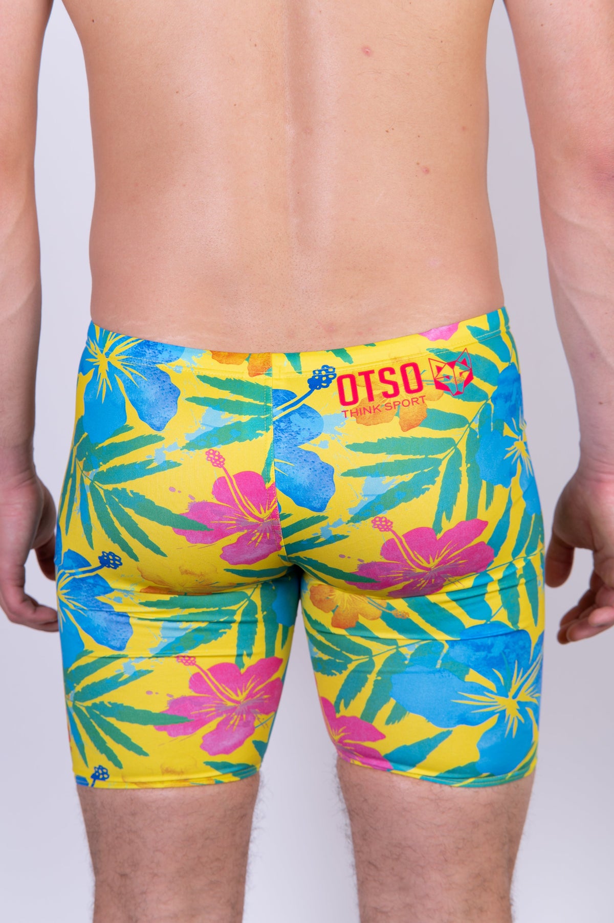 OTSO Jammer-Badehose - Yellow Floral – Produktansicht 12