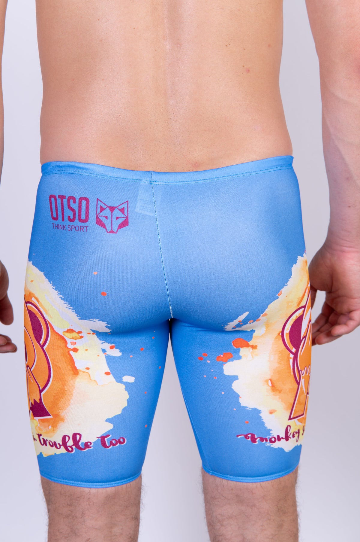 OTSO Jammer-Badehose - Emoji Monkey See – Produktansicht 13