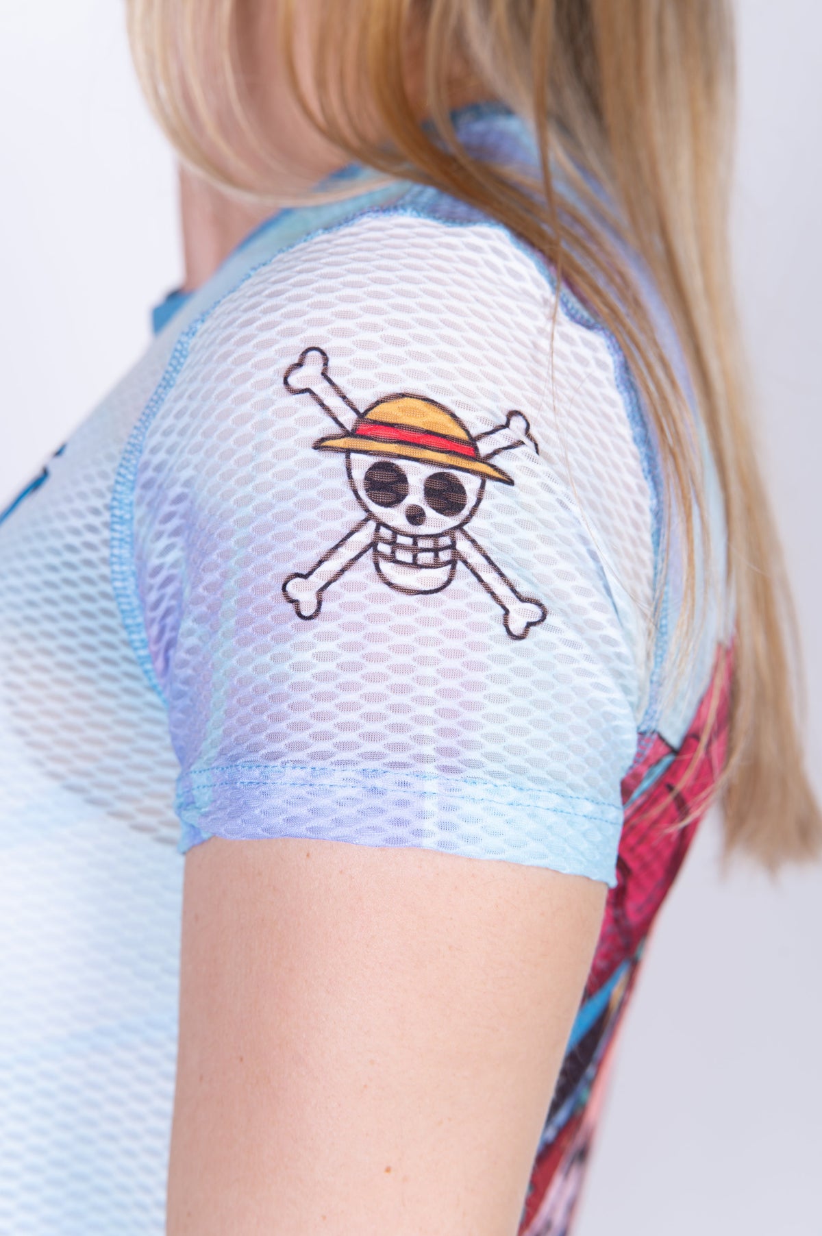 OTSO Damen Kurzarm-Funktionsshirt - One piece fishman luffy and the crew green – Produktansicht 13