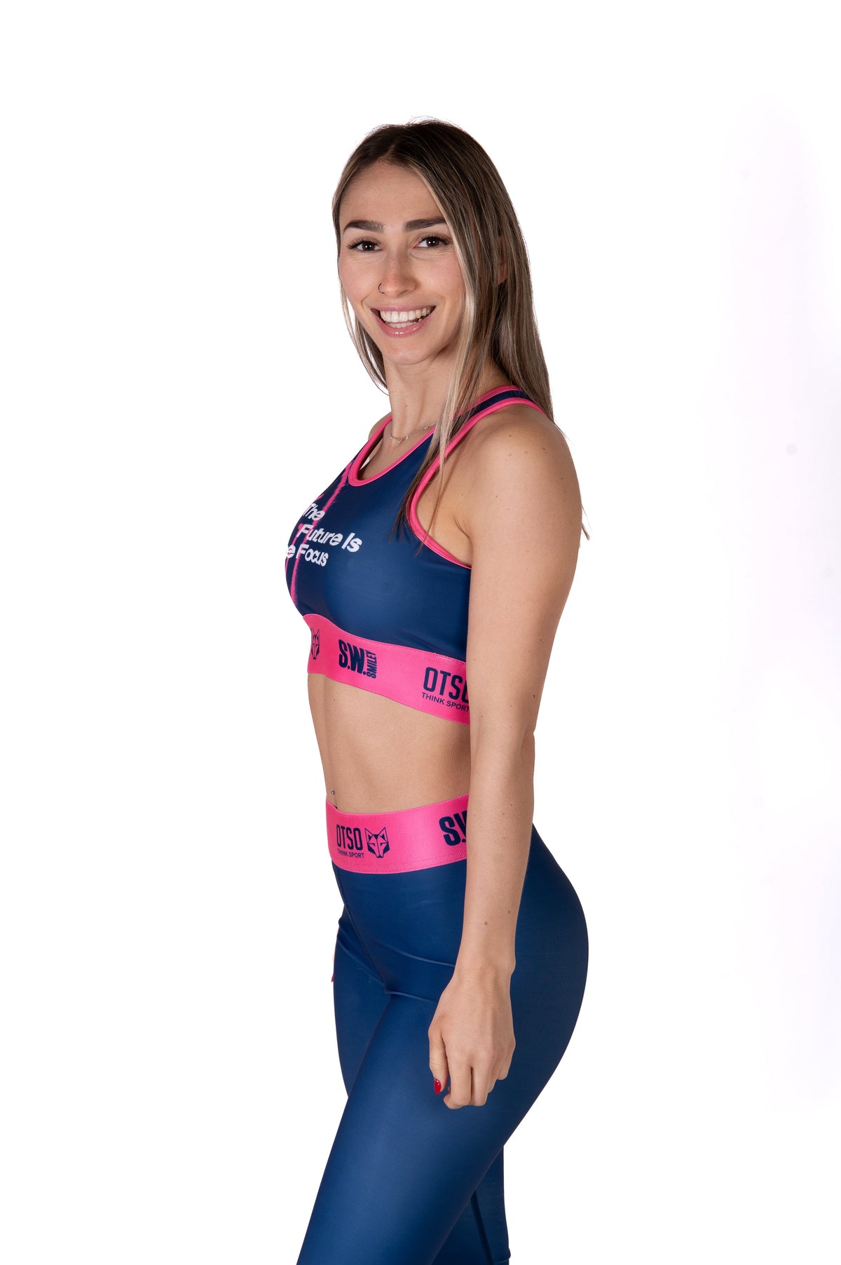 OTSO Damen Sportleggings - S.W.Smiley Graffiti – Produktansicht 10