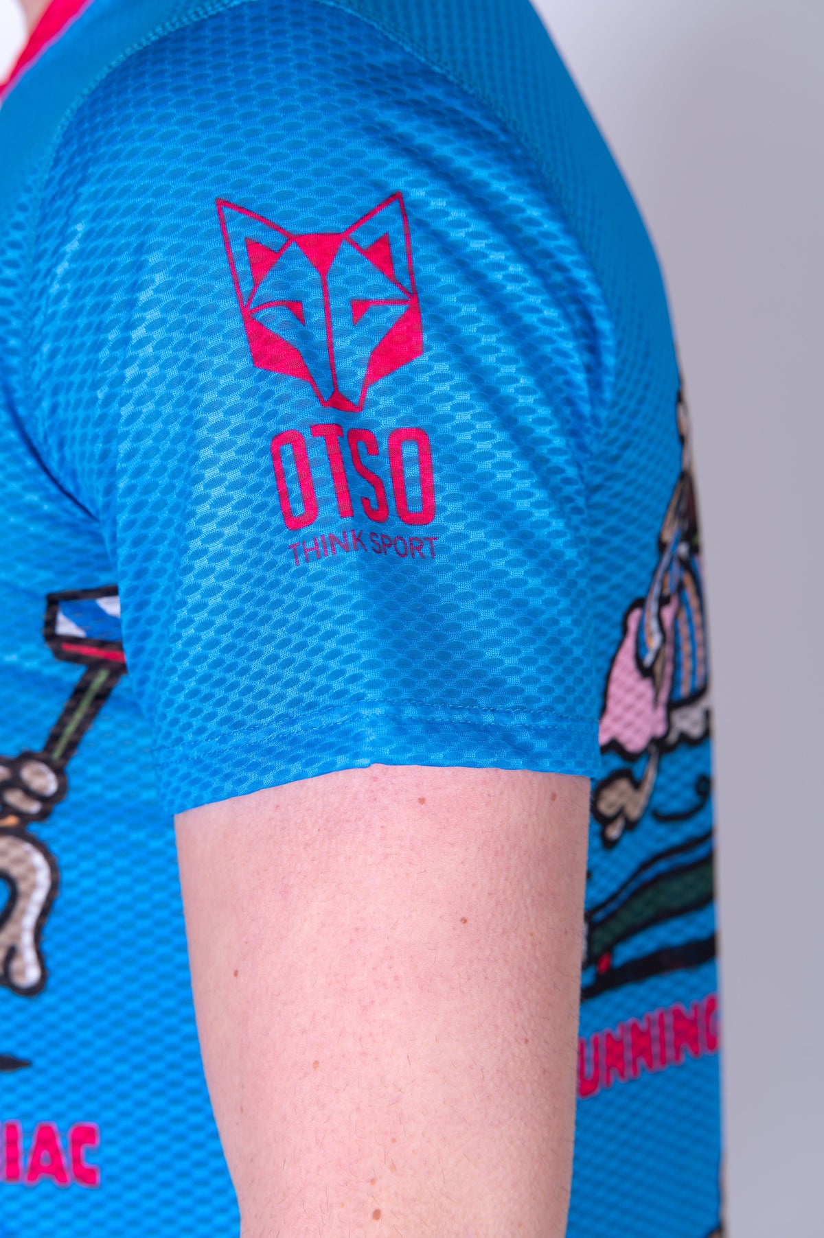 OTSO Herren Kurzarm-Funktionsshirt - Kukuxumusu Runners – Produktansicht 12