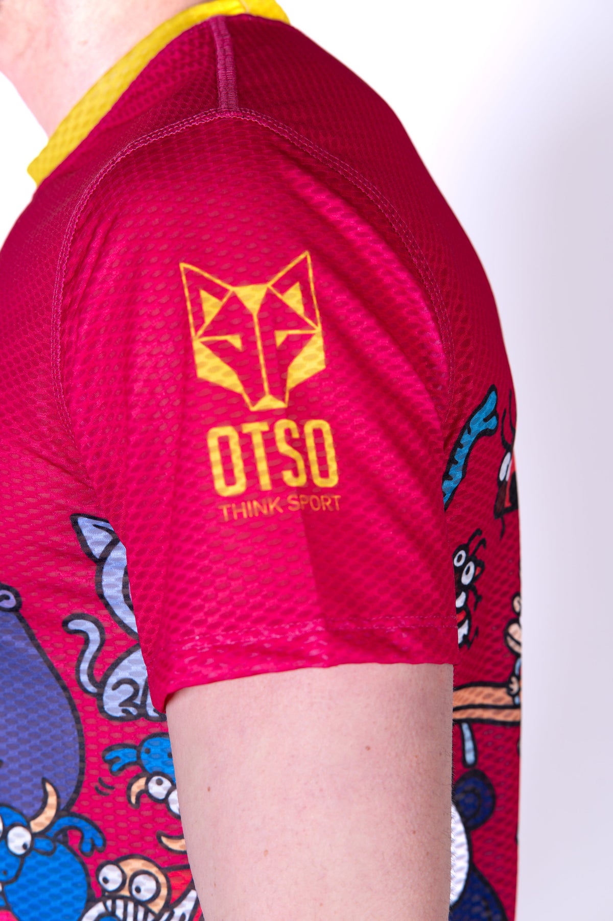 OTSO Herren Kurzarm-Funktionsshirt - Kukuxumusu Mix Kuku – Produktansicht 12
