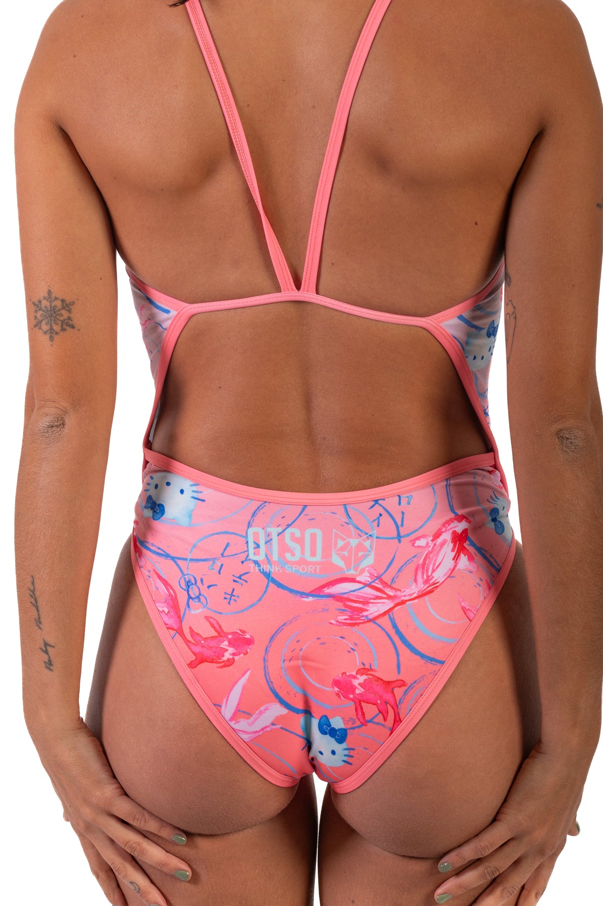 OTSO Damen/Mädchen Badeanzug - Hello Kitty Wave – Produktansicht 10