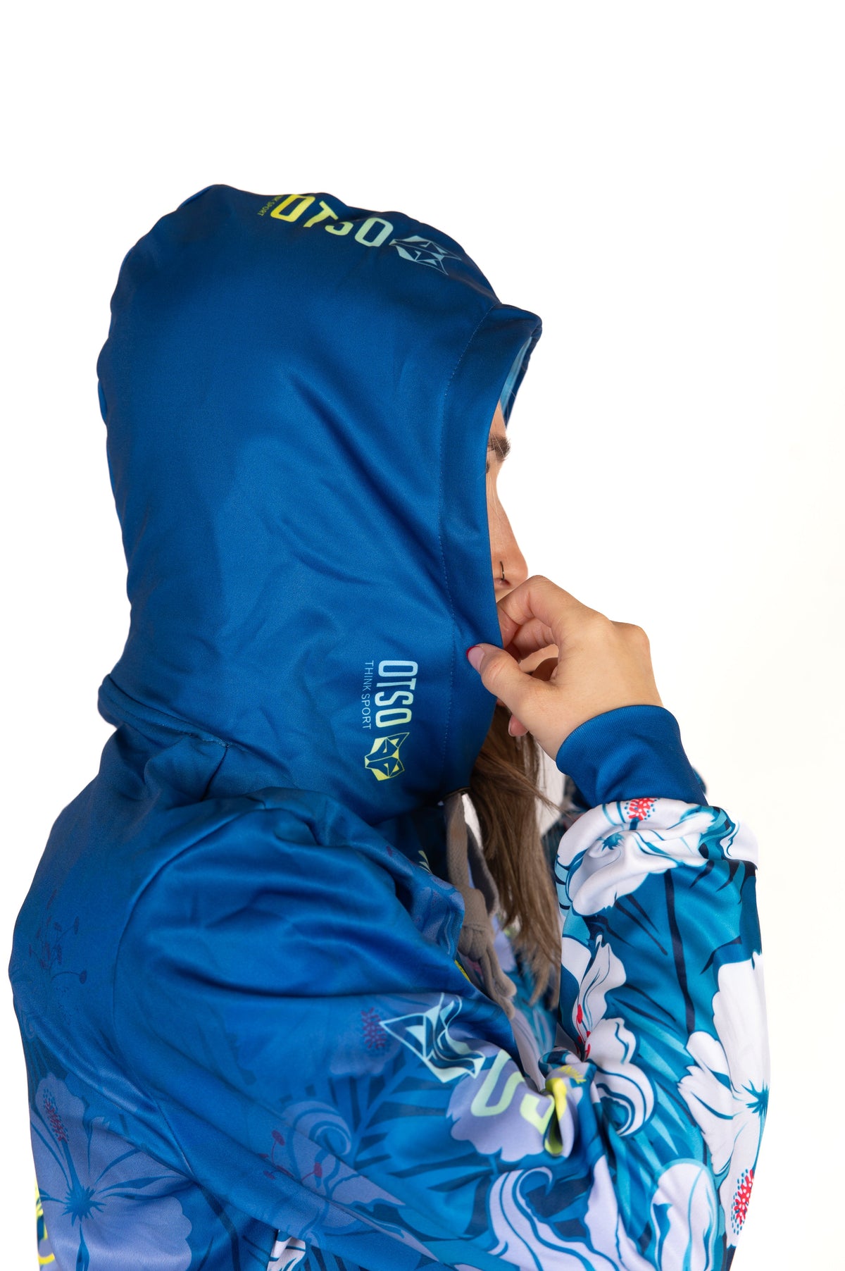 OTSO Hoodie - Swim Bike Run Flower – Produktansicht 21