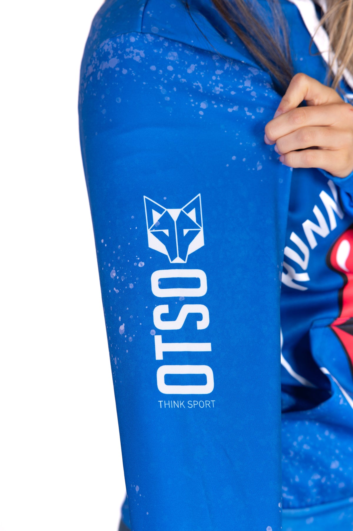 OTSO Hoodie - Running Stones Blue – Produktansicht 22