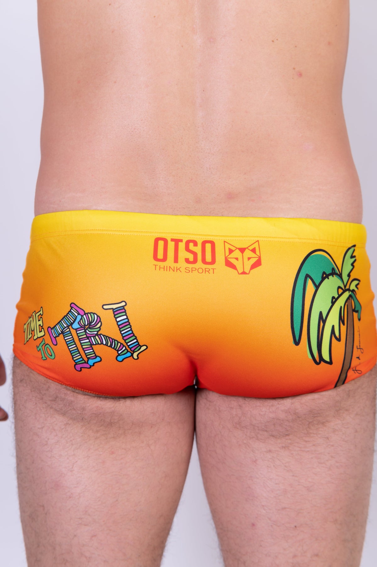OTSO Herren Badehose Trunk - Time to Tri Swim – Produktansicht 13