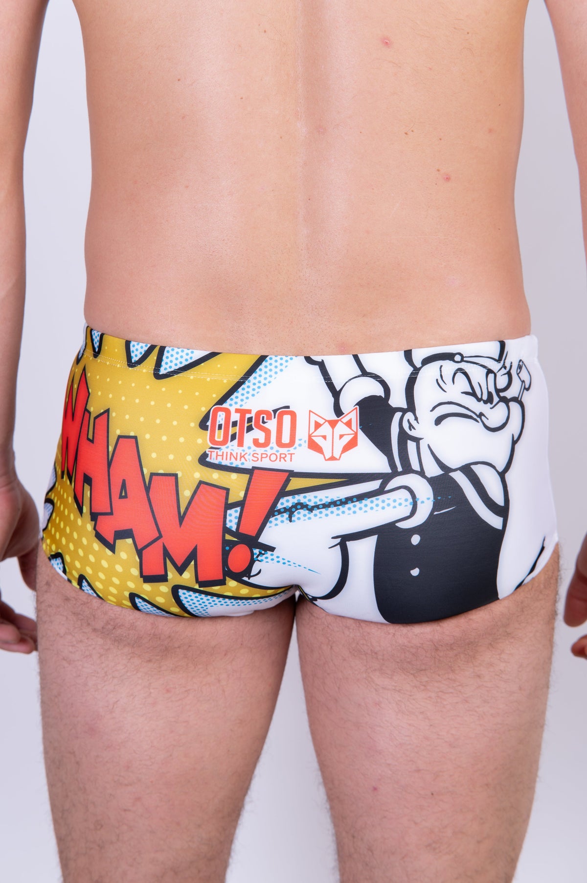 OTSO Herren Badehose Trunk - Popeye Pop Art – Produktansicht 7