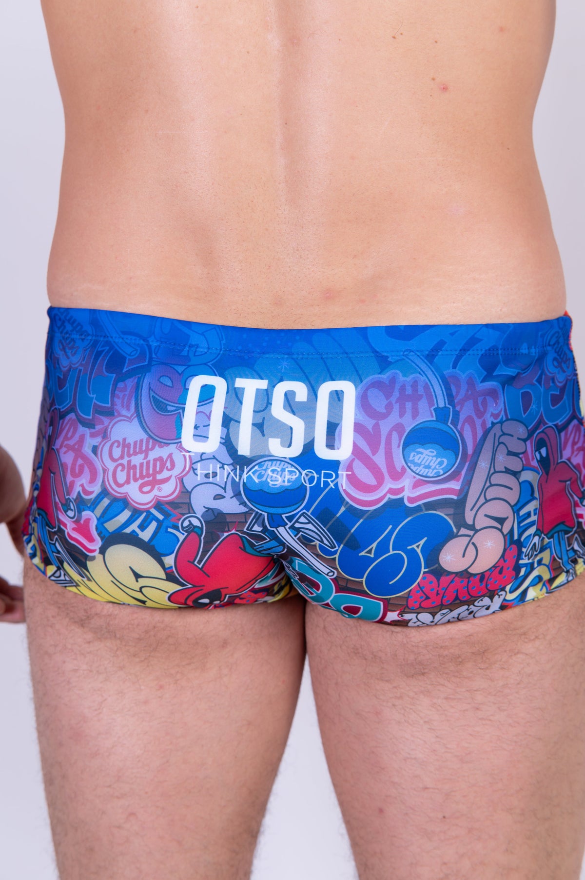 OTSO Herren Badehose Trunk - Chupa Chups Graffiti – Produktansicht 12