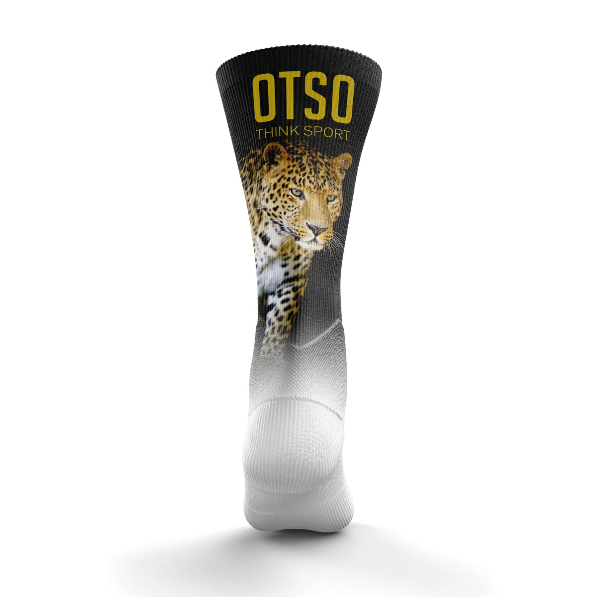OTSO Sublimierte Sportsocken - Leopard – Produktansicht 2