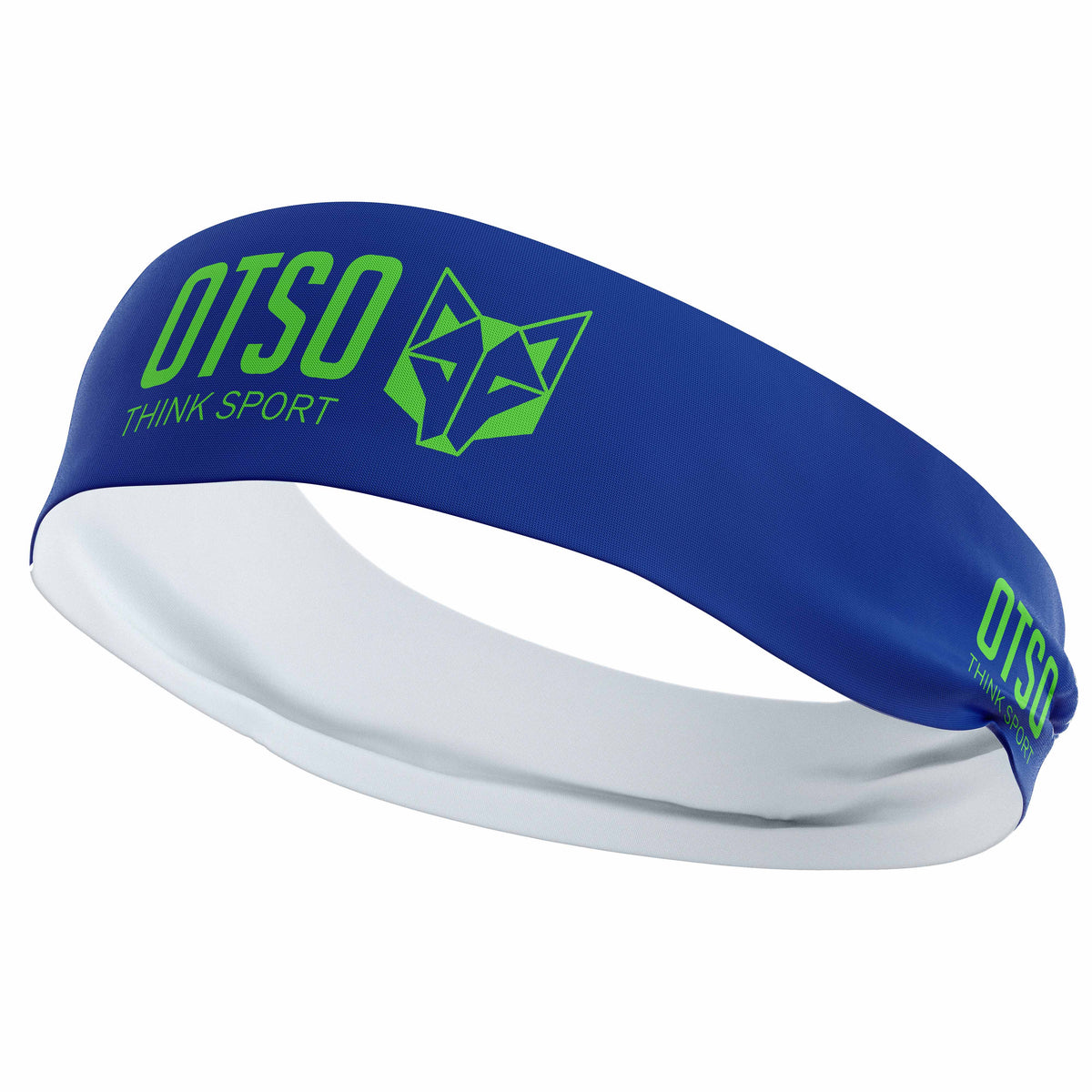 OTSO Sport-Stirnband - OTSO Sport Electric Blue / Fluo Green – Produktansicht 2