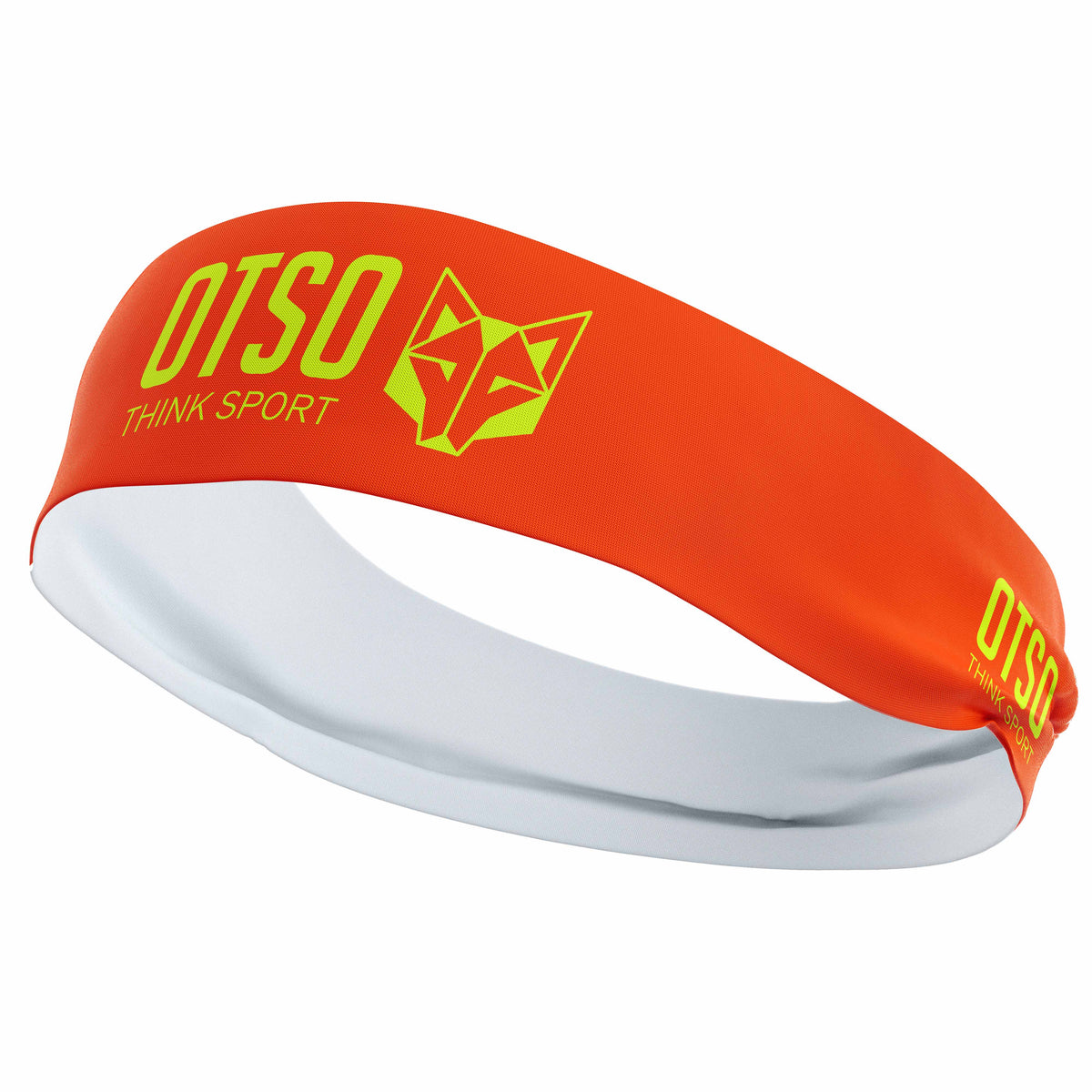OTSO Sport-Stirnband - OTSO Sport Fluo Orange / Fluo Yellow – Produktansicht 2