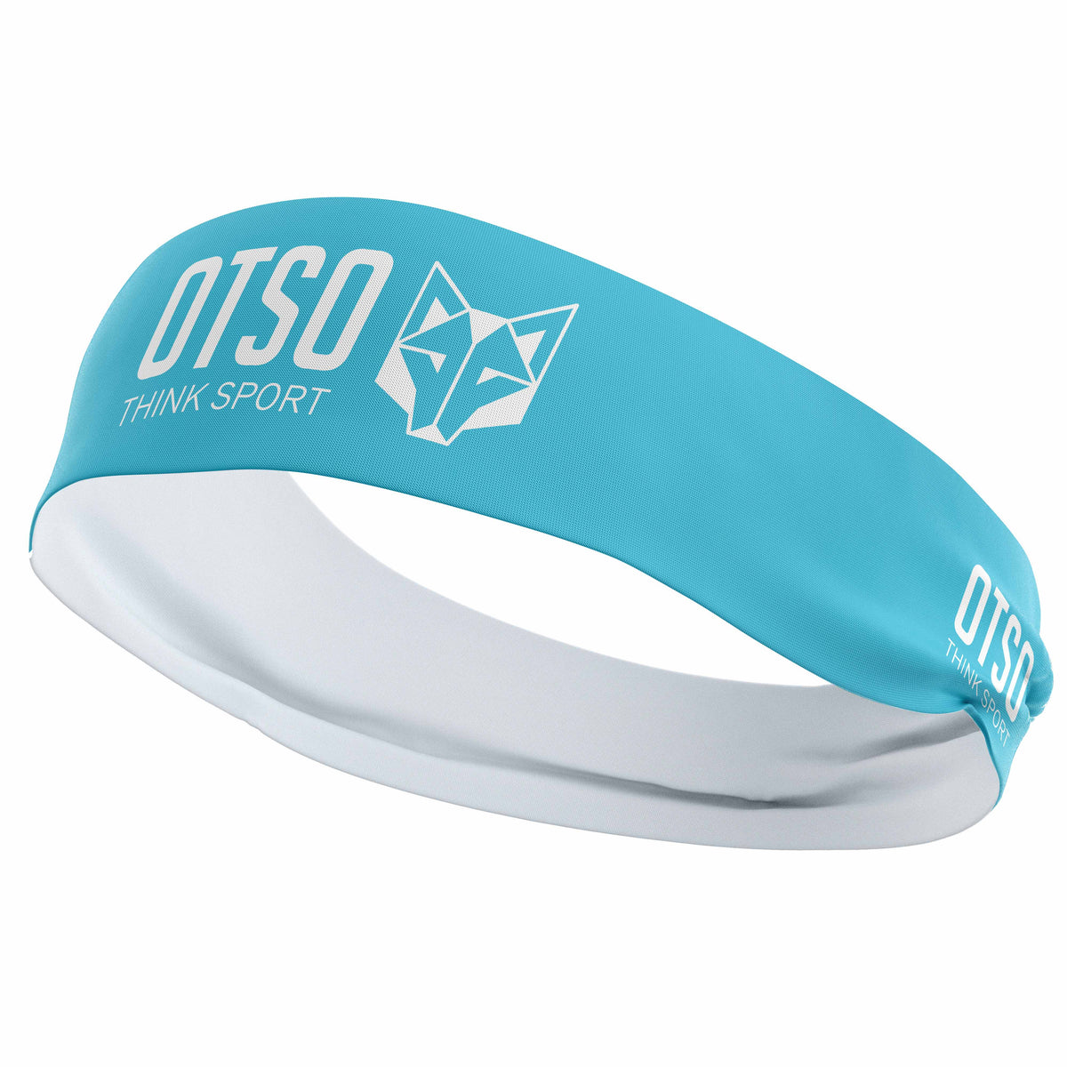 OTSO Sport-Stirnband - OTSO Sport Light Blue / White – Produktansicht 2