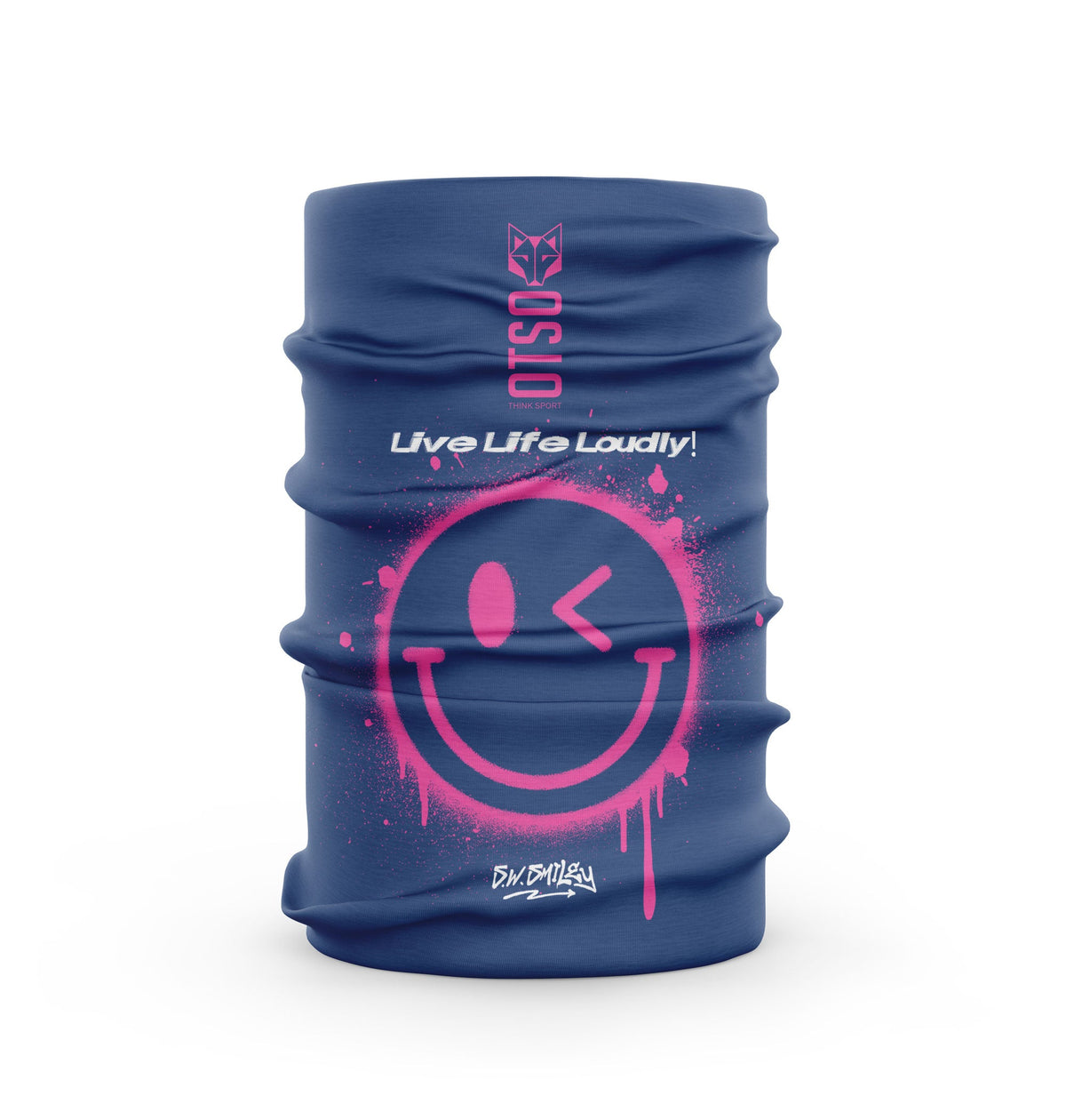 OTSO Multifunktionstuch - S.W.Smiley Graffiti – Produktansicht 2