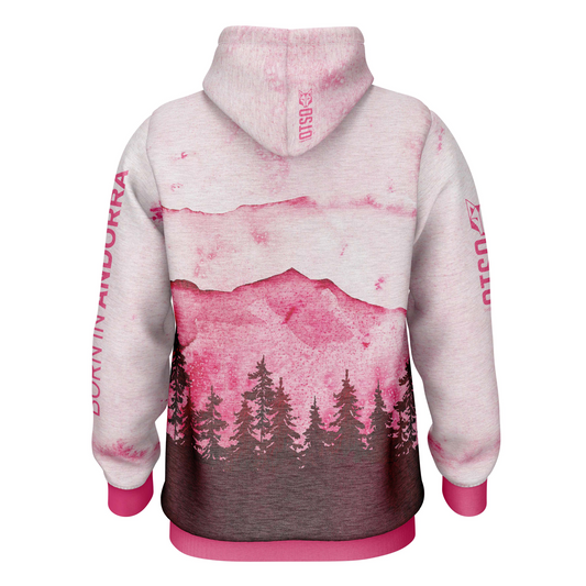 OTSO Hoodie - Pink Forest – Produktansicht 2