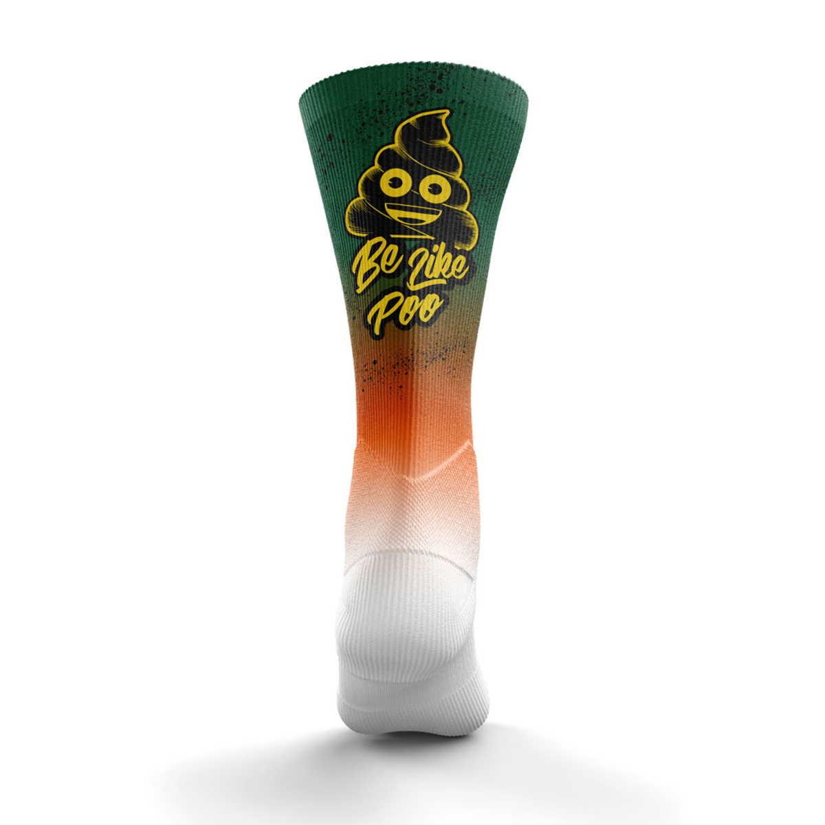 OTSO Sublimierte Sportsocken - Emoji Be Like Poo – Produktansicht 2