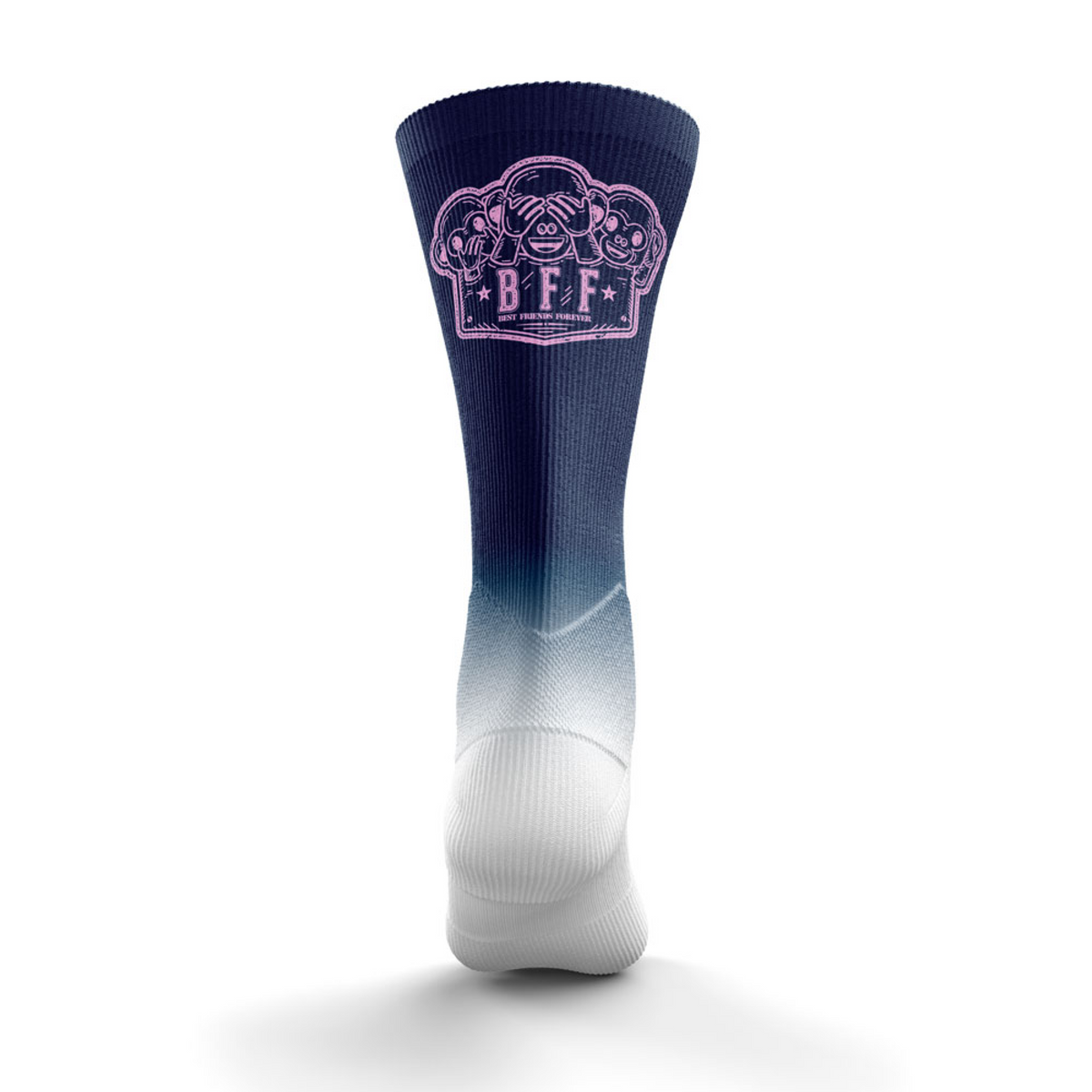 OTSO Sublimierte Sportsocken - Emoji Love First – Produktansicht 2