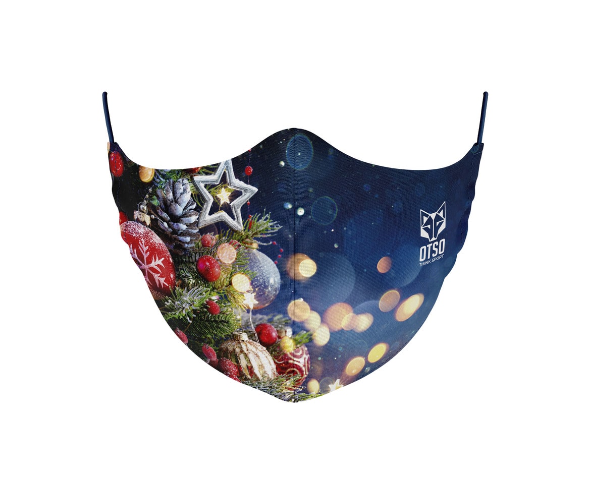 OTSO Gesichtsmaske Christmas Blue – Produktansicht
