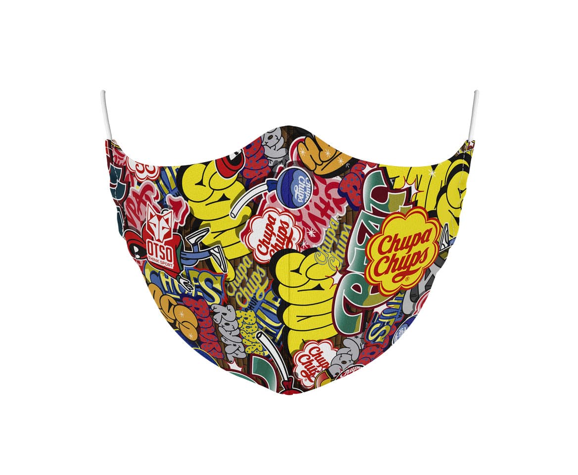 OTSO Gesichtsmaske Chupa Chups Graffiti – Produktansicht