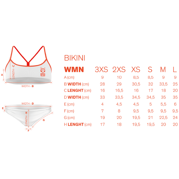 OTSO Sportbikini - Hello Kitty Stripes – Produktansicht 2
