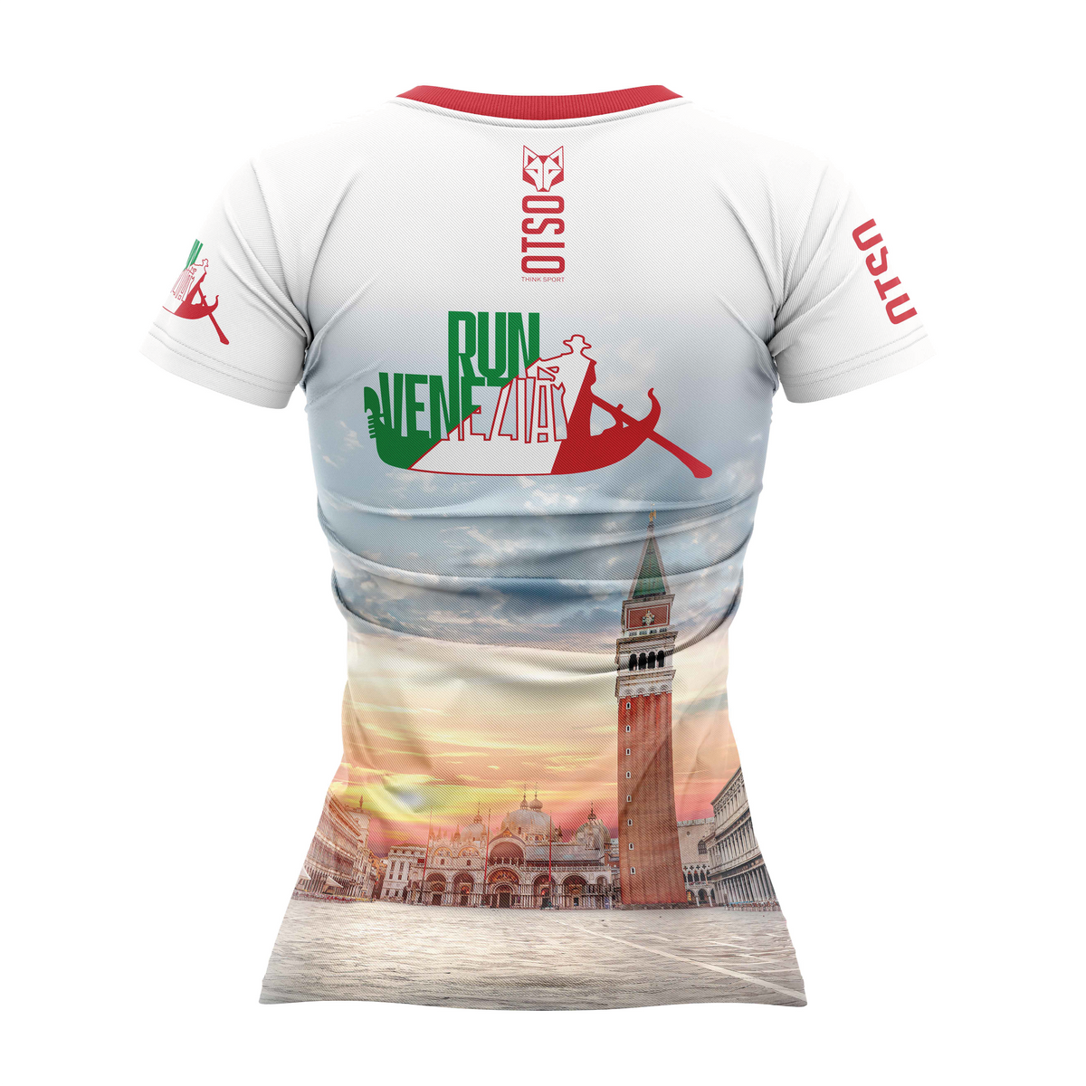 OTSO Damen Kurzarm-Funktionsshirt - Run Venezia 2024 – Produktansicht 2
