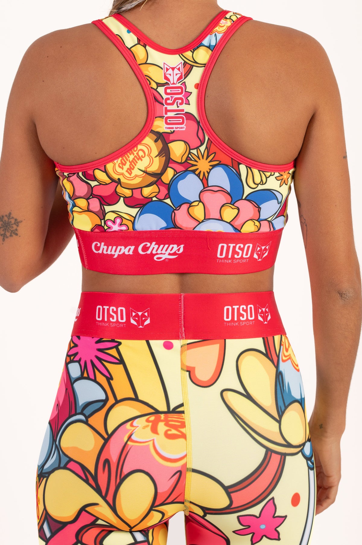 OTSO Damen Sportleggings - Chupa Chups Flower – Produktansicht 8