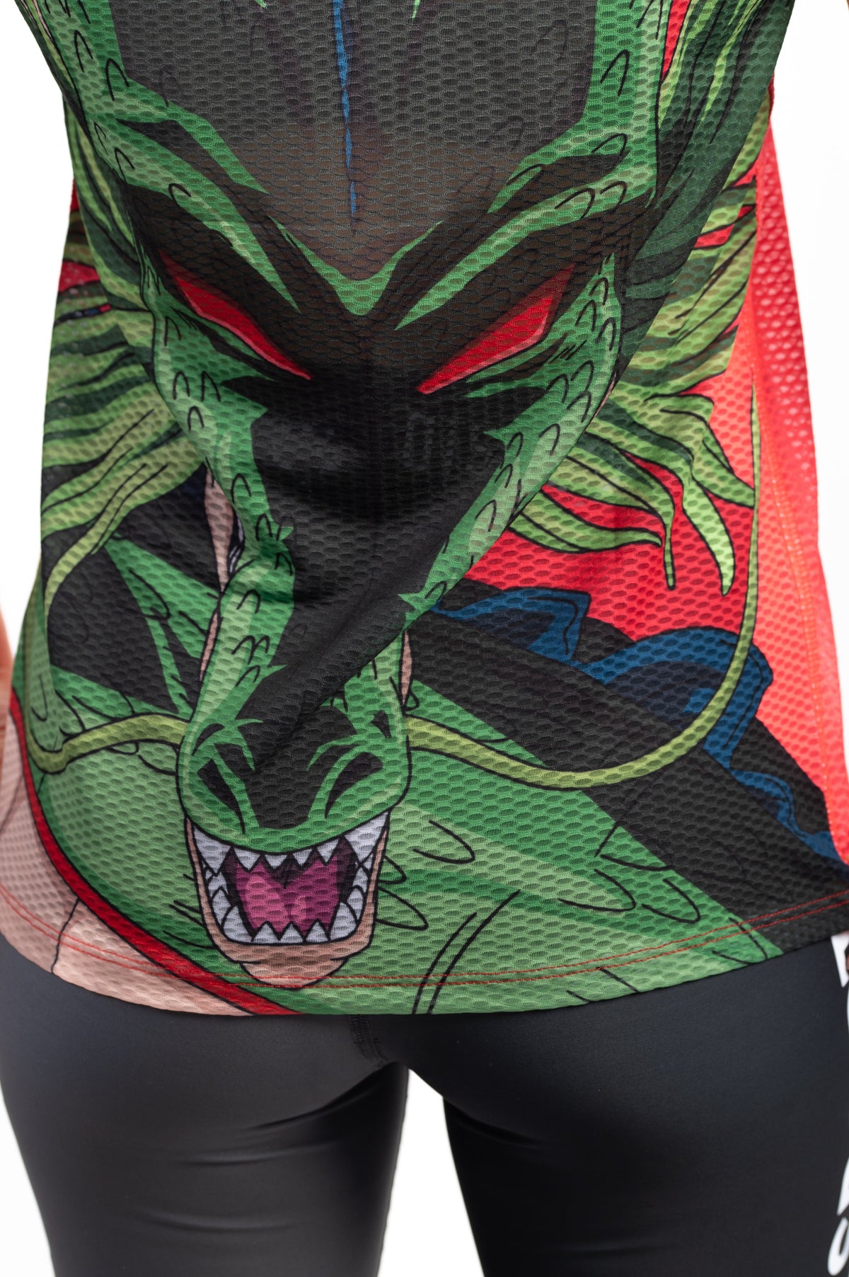 OTSO Damen Kurzarm-Funktionsshirt - Dragon Ball Z Goku Shenron – Produktansicht 10