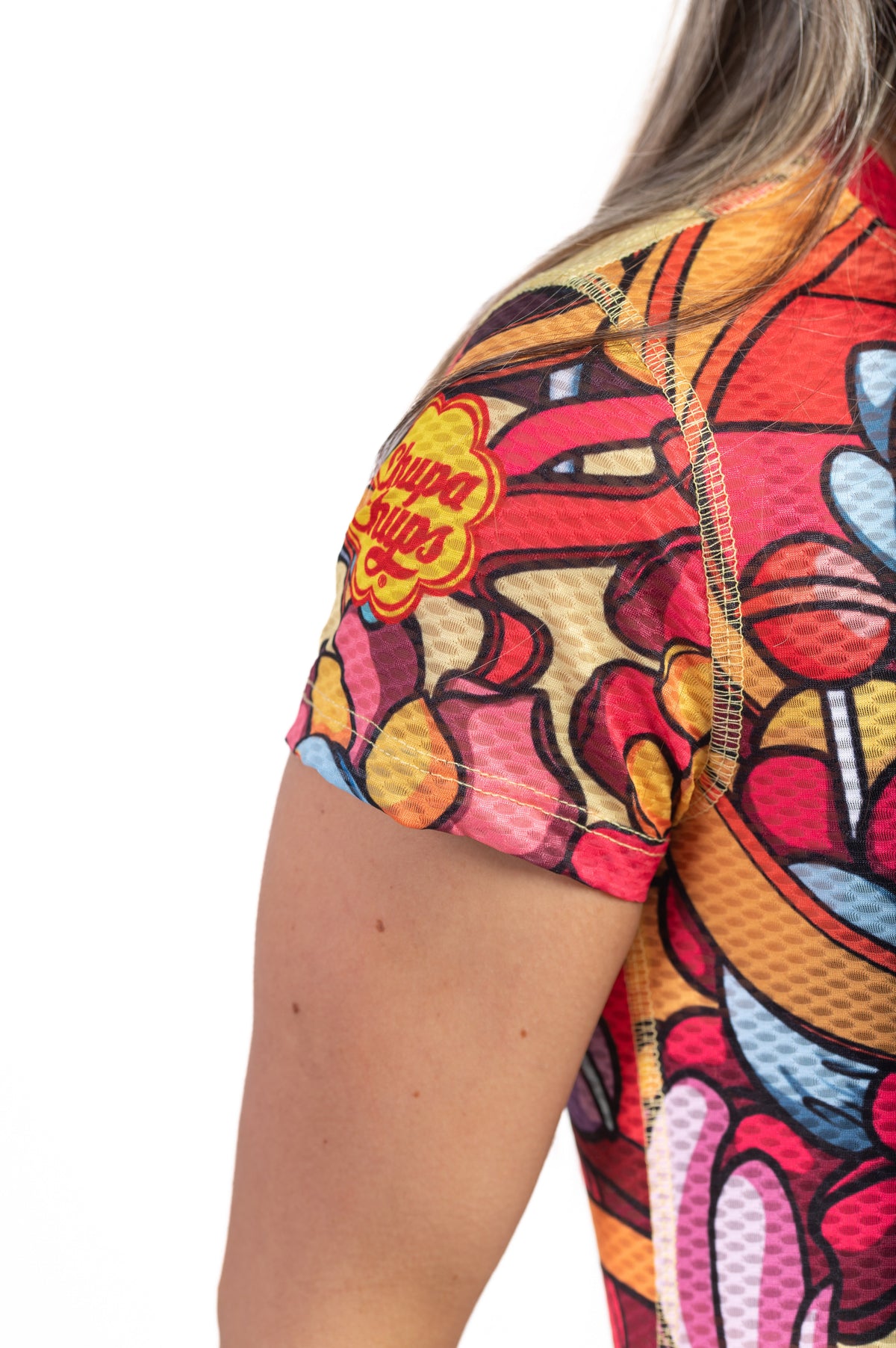 OTSO Damen Kurzarm-Funktionsshirt - Chupa Chups Flower – Produktansicht 12
