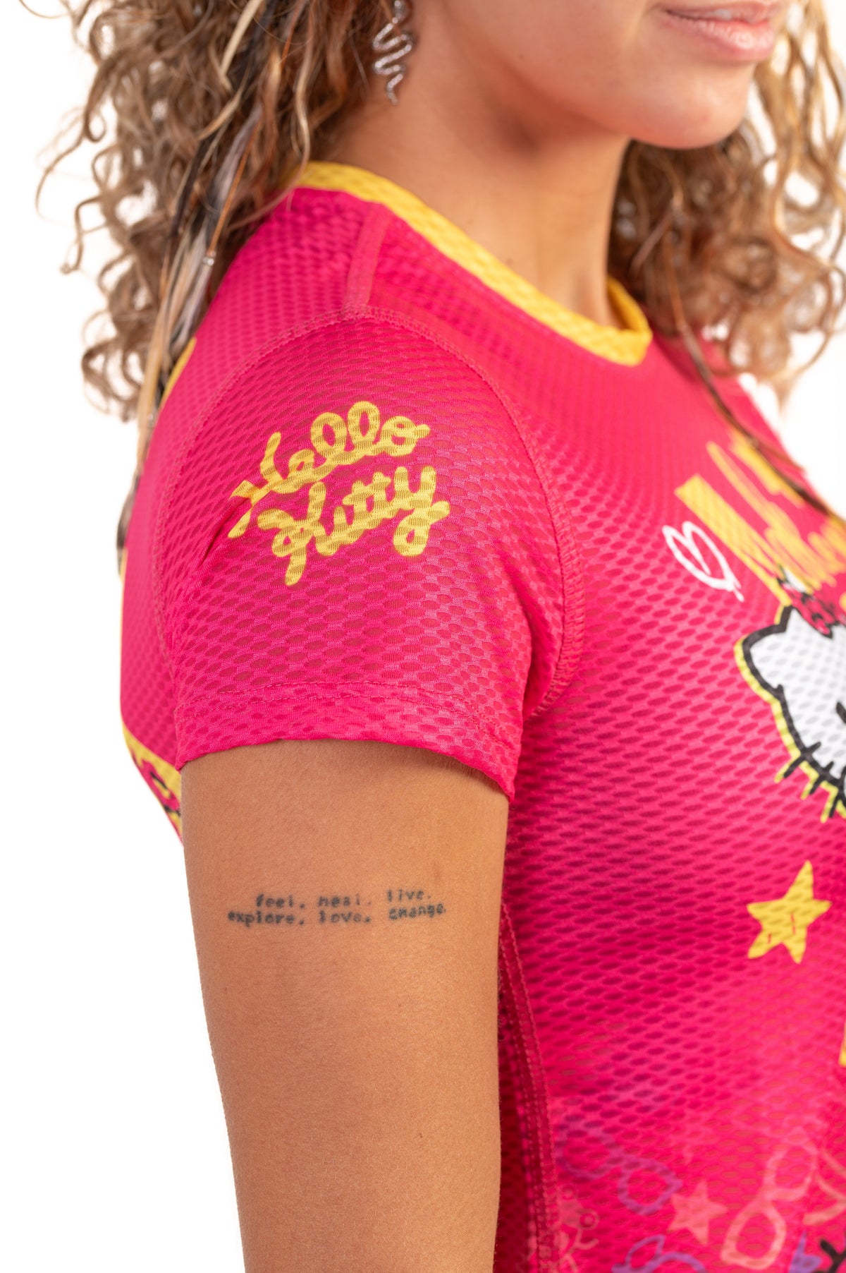 OTSO Damen/Mädchen Kurzarm-Funktionsshirt - Hello Kitty Sparkle – Produktansicht 9