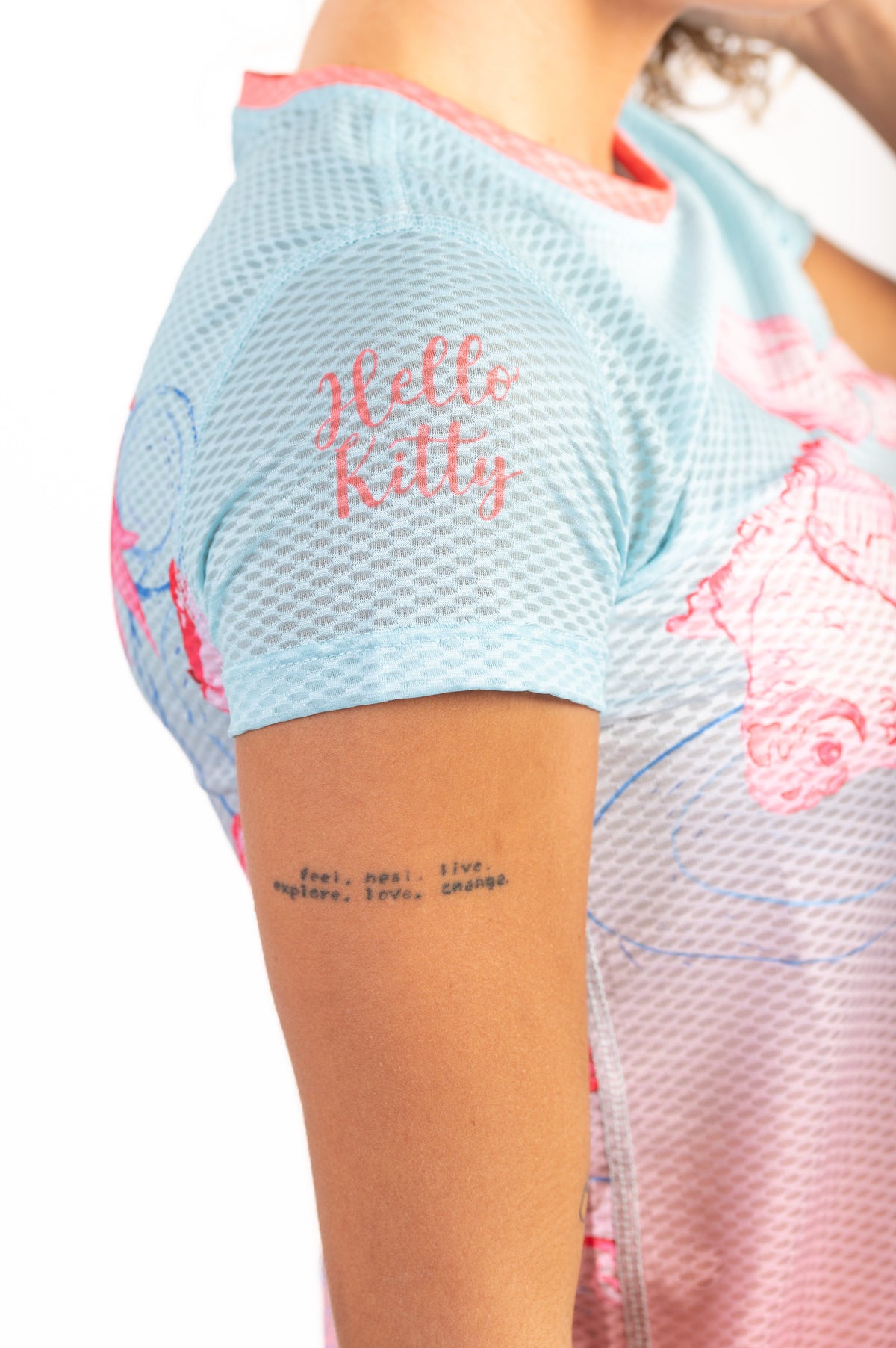 OTSO Damen/Mädchen Kurzarm-Funktionsshirt - Hello Kitty Wave – Produktansicht 11