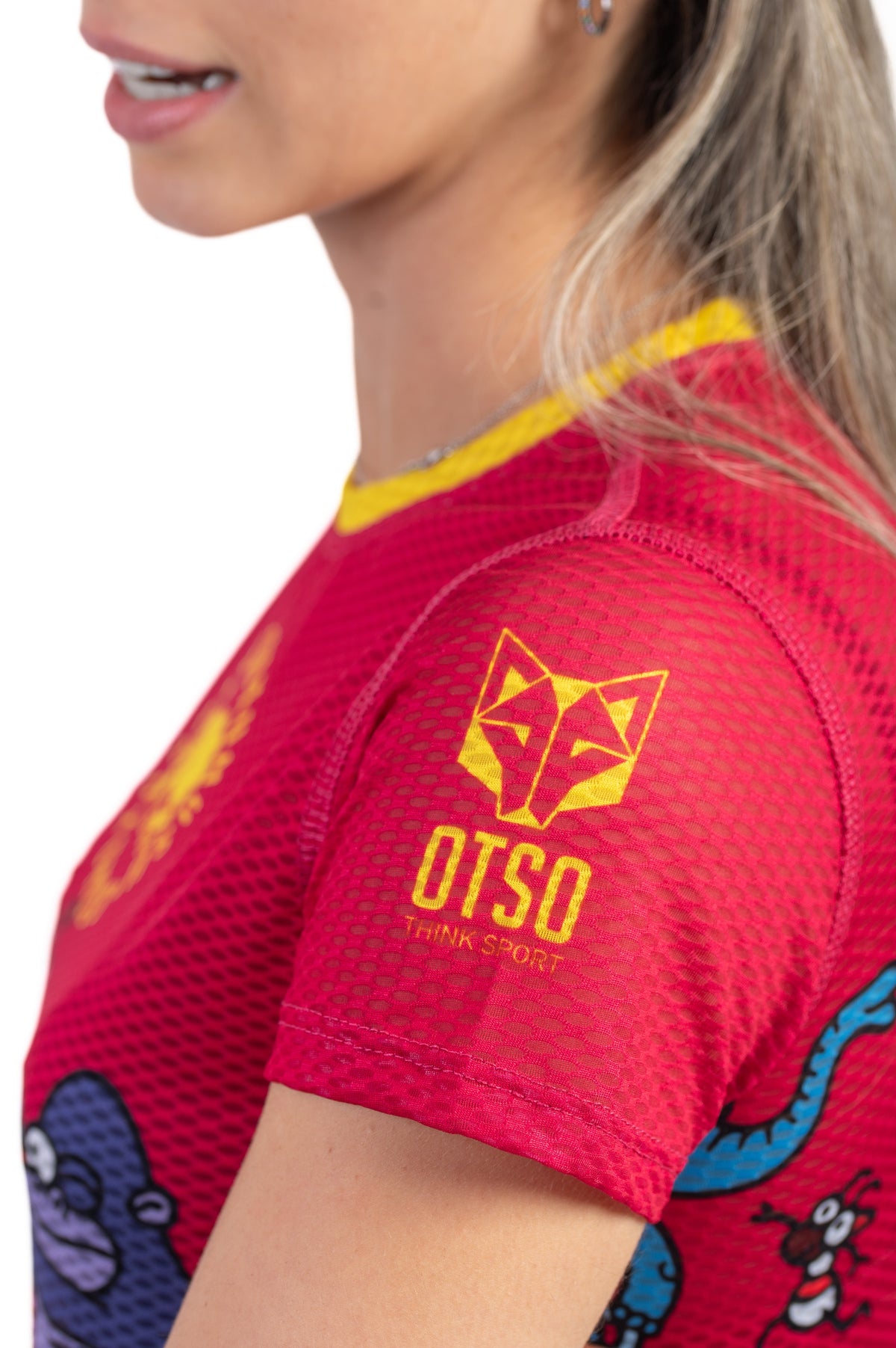 OTSO Damen Kurzarm-Funktionsshirt - Kukuxumusu Mix Kuku – Produktansicht 14
